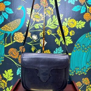 YSL Yves Saint Laurent Vintage Leather Crossbody Bag